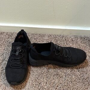 Skechers Women's Black Slip-On Sneakers